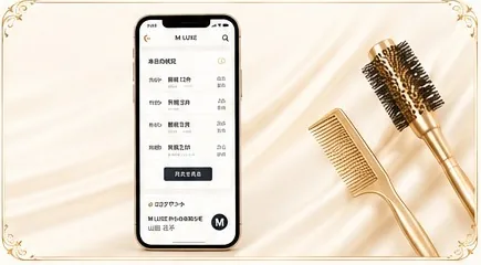 M LUXEのスマートフォン管理画面イメージ